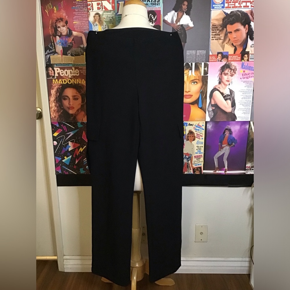 Boston Proper Black Straight-Leg Pants